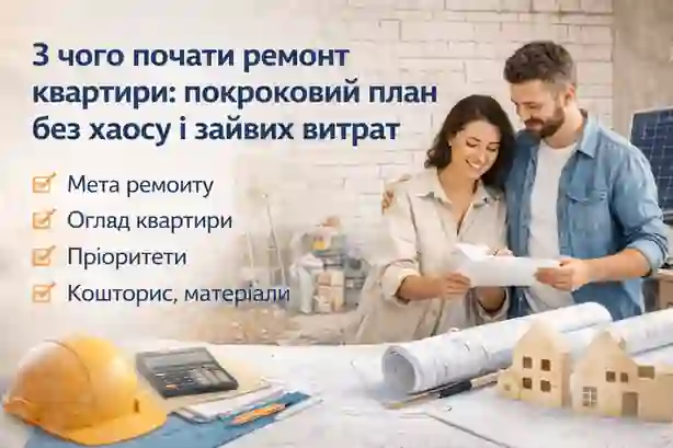 З чого почати ремонт квартири: покроковий план без хаосу і зайвих витрат