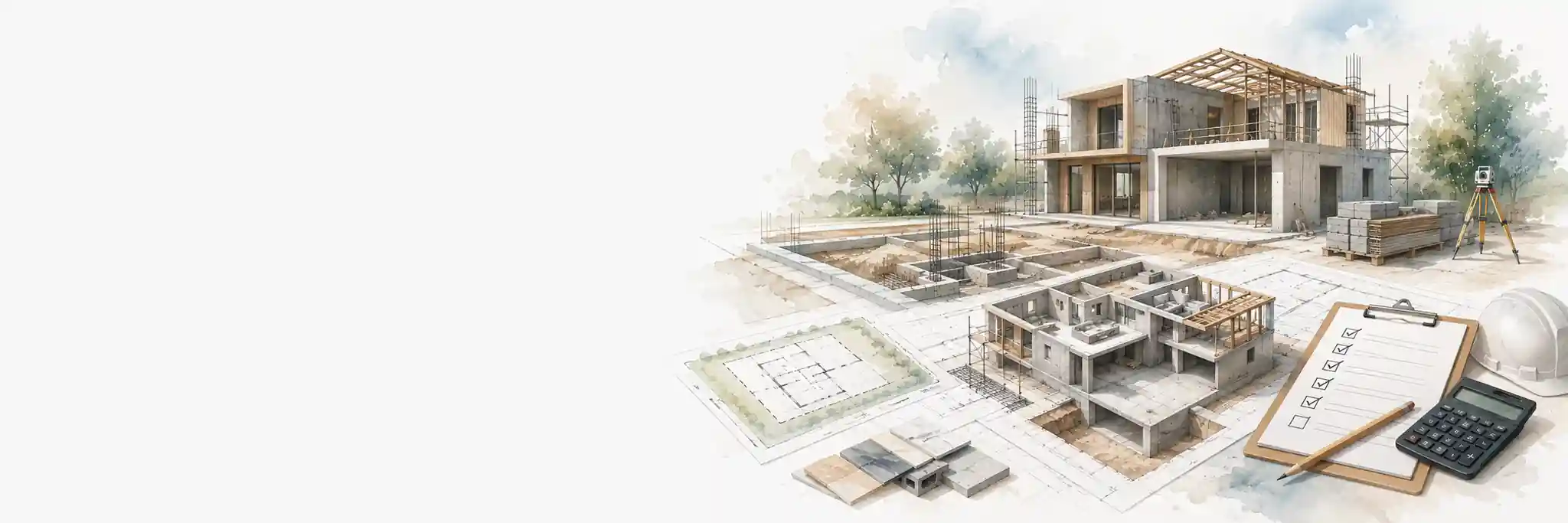 2D and 3D building planning in HomDera Construction Planner
