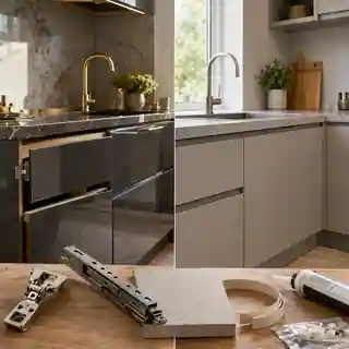 Порівняння матеріалів і фурнітури для кухні під час ремонту