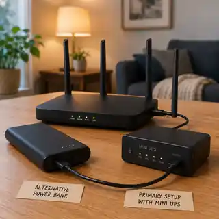Резервне живлення Wi-Fi роутера від міні ДБЖ або павербанка
