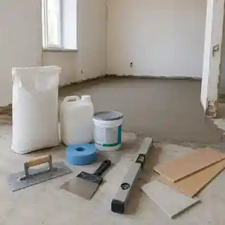 Матеріали для підготовки підлоги перед ламінатом або плиткою