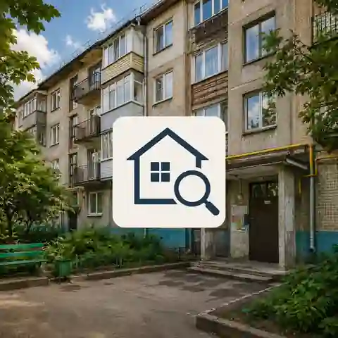 Огляд фасаду, під’їзду, даху і спільних комунікацій перед купівлею квартири