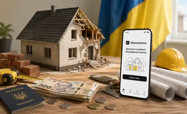 єВідновлення для пошкодженого житла та допомога на ремонт в Україні