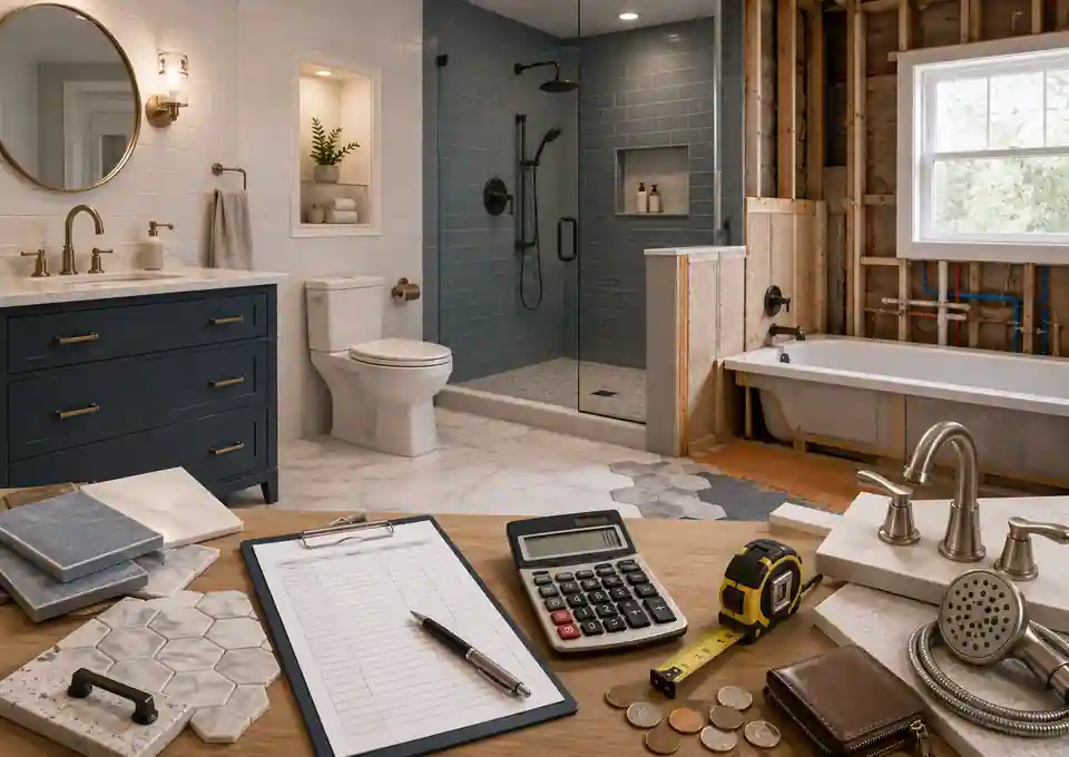 Bathroom Renovation Cost Calculator — Tiles, Installation and Fixtures