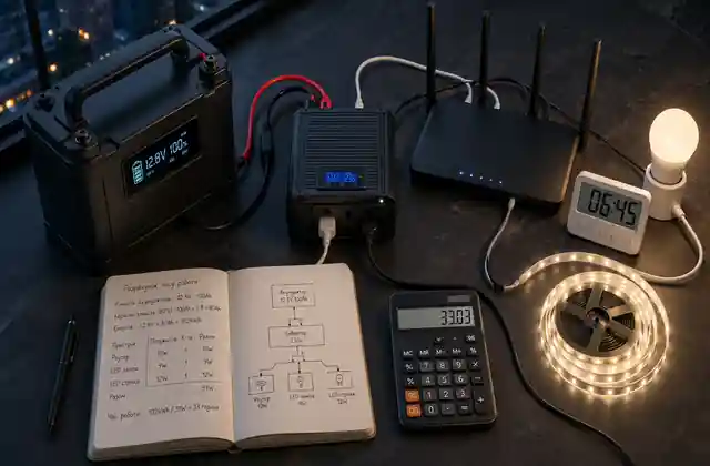 Battery Runtime Calculator: Ah, Volts, Watts & Hours