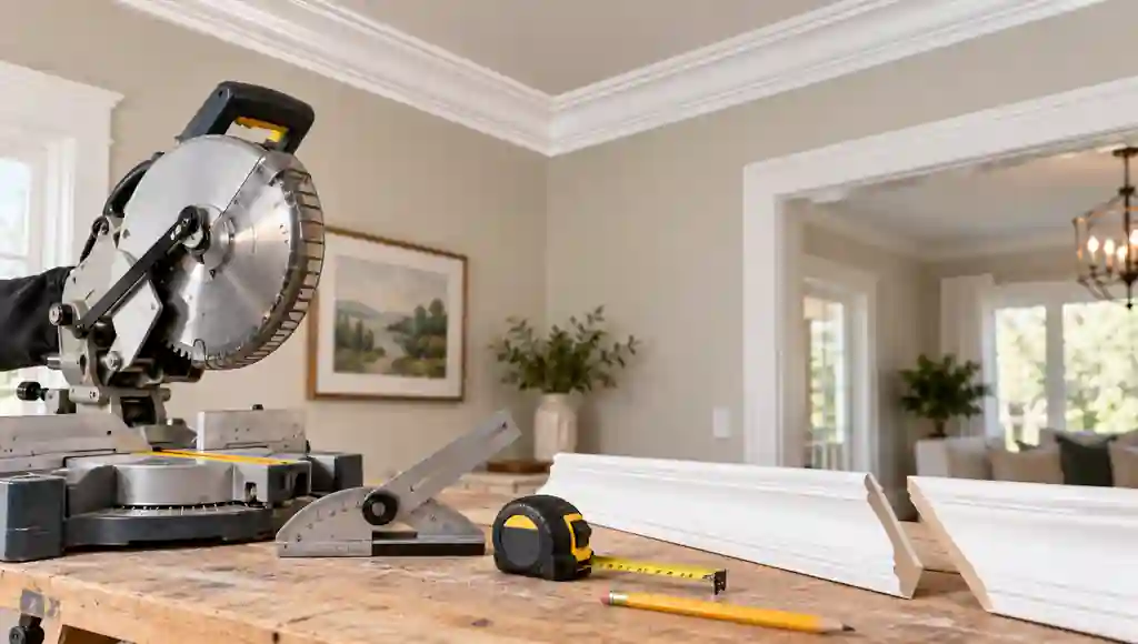 Калькулятор кутів Crown Molding — miter і bevel для пилки