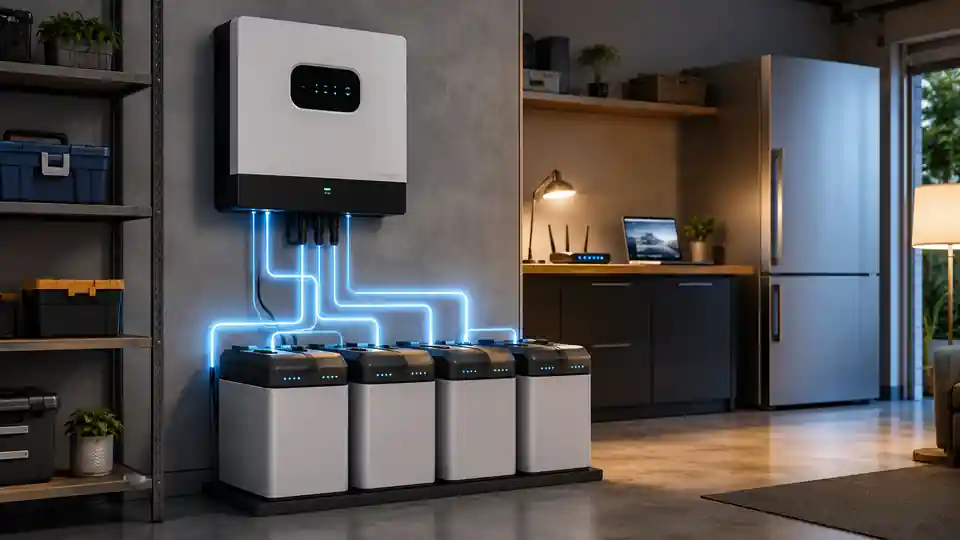 Inverter Battery Size Calculator — Ah, Wh and Battery Count