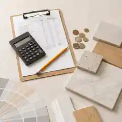 Room renovation estimate with materials, tools and project costs