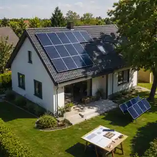 Estimating solar panel count and roof space for a home