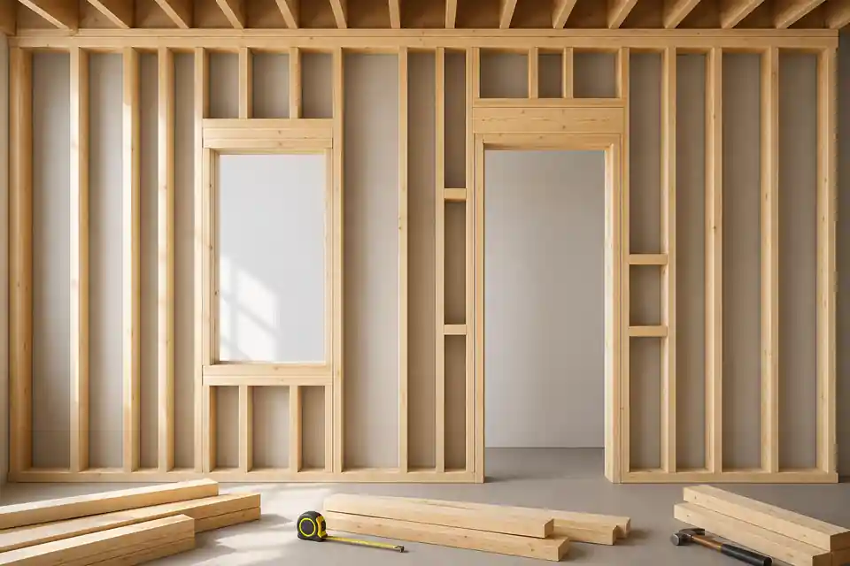 Stud Wall Framing Calculator — Studs, Plates, Openings and Cost