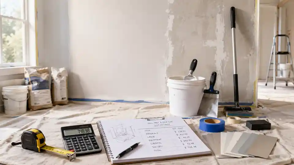 Wall Preparation Cost Calculator — Materials, Labor and Quote Check